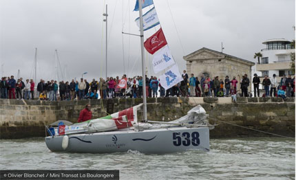mini transat luca sabiu alla ricerca del suo jolly roger