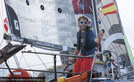 mini transat lipinski il migliore buona la prova di beccaria ed intrigante la velocita di fornaro