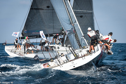 nel melges 40 grand prix di valencia duelli corpo corpo stig ipoteca la vittoria
