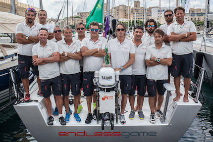 endlessgame alla partenza della rolex middle sea race