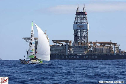 ambrogio beccaria partito per la seconda tappa della mini transat