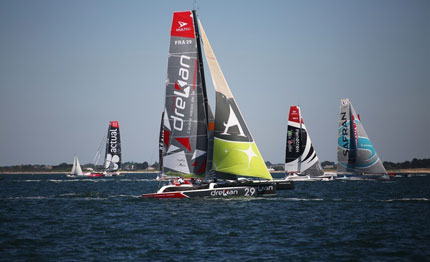 transat jacques vabre drekan goupe scuffia in pieno oceano