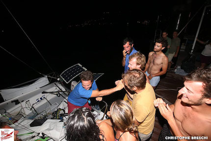 mini transat una seconda tappa sfortunata ma ambrogio beccaria non molla