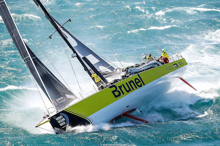 volvo ocean race alberto bolzan verso melbourne con team brunel