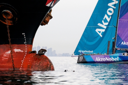 vor arrivato anche akzonobel ora riposo lavori bordo