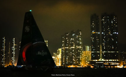 volvo ocean race vittoria storica di scallywag hong kong