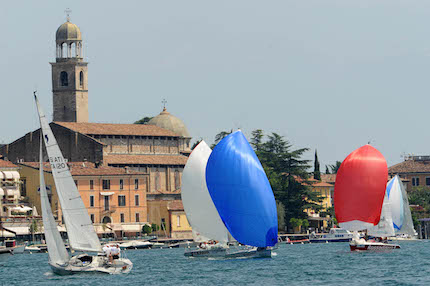 slitta marzo la trans lac en du del lago di garda
