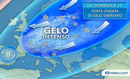 meteo eccezionale ondata di gelo siberiano in arrivo colpita anche italia