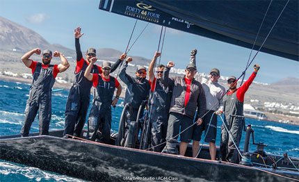 rc44 lanzarote la vittoria va charisma