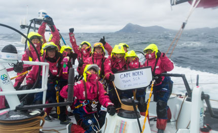 volvo ocean race si va capo horn