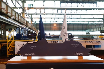 fincantieri ad ancona al via lavori per seven seas splendor