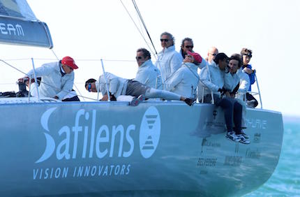 safilens confermata anche per il 2018 la sponsorship del maxi yacht da regata anywave