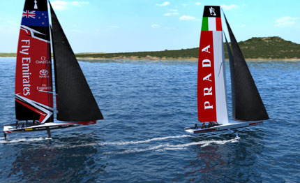garmin 232 official supplier del team luna rossa challenge