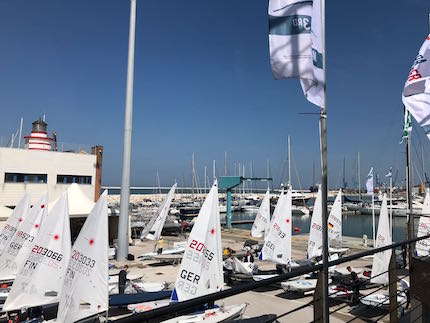 tutto pronto marina dorica per europa laser cup