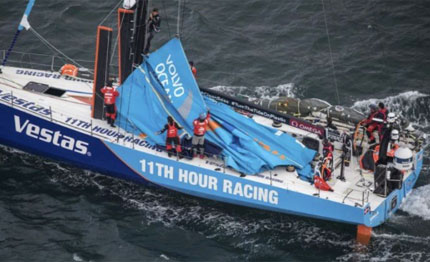 volvo ocean race vestas disalbera dopo capo horn
