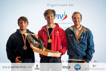 ciro basile sponsorizzato da caroli hotels campione nazionale laser standard u21