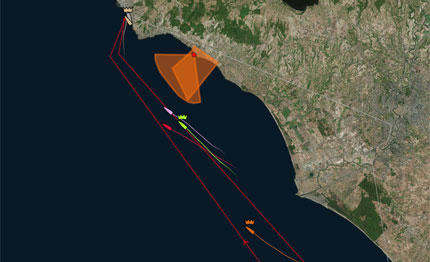 roma per1 tutti sara arrivo al fotofinish per barche