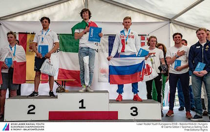 guido gallinaro bissa il successo europeo nella classe laser radial