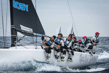 mascalzone latino si aggiudica la tappa inaugurale della melges 32 world league 2018