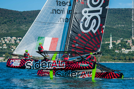 il vitamina sailing tra melges 40 catamarani m32