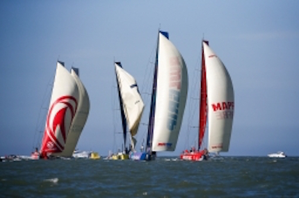 vor 8217 ottava tappa sette barche sullo start