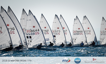 europei laser 2018 domani prime regate la rochelle