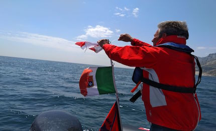 gibilterra in gommone suzuki italo al giro di boa delle colonne 8217 ercole