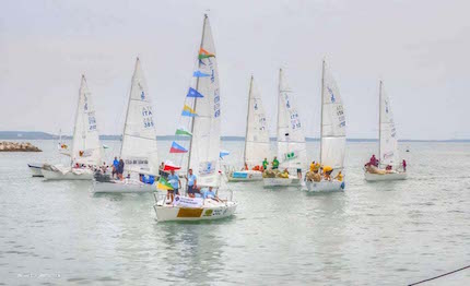 abbinati j24 ai quartieri della citta in attesa del vii palio del mare di anzio