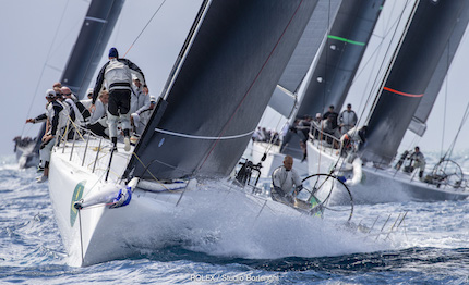 rolex capri sailing week day il vento condiziona le prove