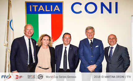 presentate al coni le world cup series di genova