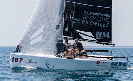 melges 20 world league calvi network terzo dopo la seconda giornata