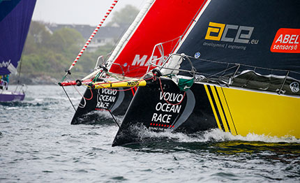 volvo ocean race team pronti per la in port race