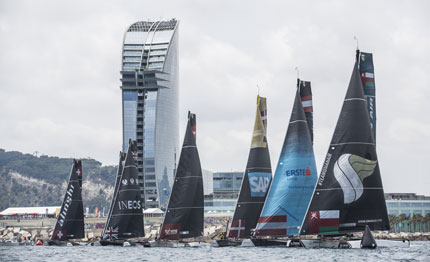 extreme sailing series alinghi vince barcellona