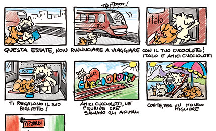 turismo cani gratis bordo di italo