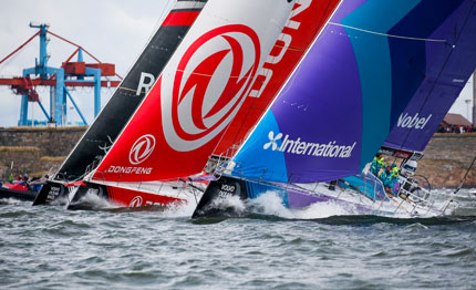 volvo ocean race partenza al fulmicotone per una storica ultima tappa