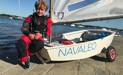 tom goron la manica in optimist