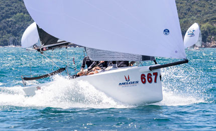 brontolo racing al comando della classifica europea melges