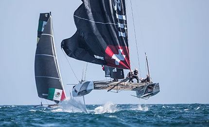 extreme sailing series alinghi domina cascais