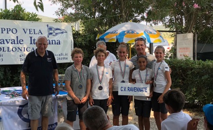 dai circoli nazionale optimist il circolo velico ravennate di nuovo sul podio