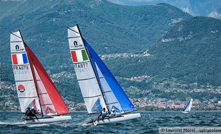 europei nacra 15 andrea spagnolli giulia fava lottano per il podio