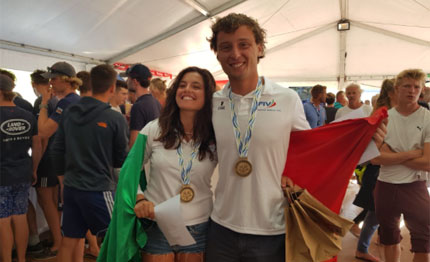 nacra 17 gianluigi ugolini maria giubilei oro al mondiale giovanile