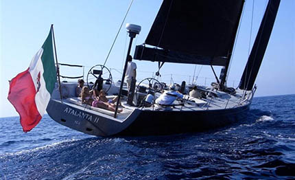 atalanta ii sara la barca istituzionale della citta di genova alla millevele 2018