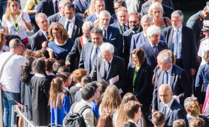 la visita del presidente sergio mattarella al 58 176 salone nautico