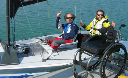 lignano si esce in mare su lo spirito di stella