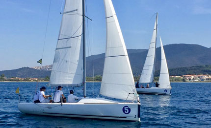 iniziato scarlino il campionato italiano match race