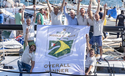 middle sea race come il fastnet ancora un piccolo jpk 224 la paga tutti