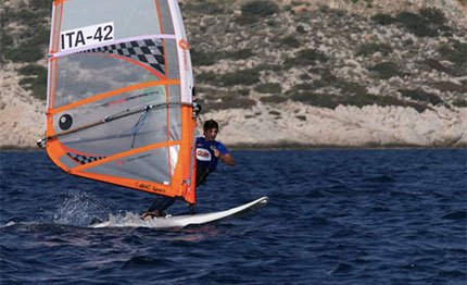 europeo techno 293 medaglia di bronzo nella categoria junior maschile per alessandro melis