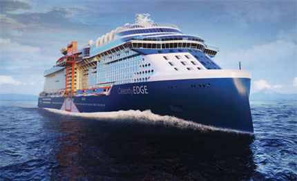 celebrity cruises consegnata la rivoluzionaria celebrity edge nei cantieri di saint nazaire