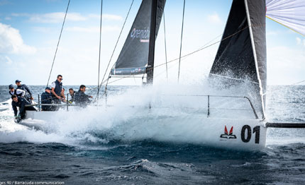 sempre stig il leader alle finali del melges 40 grand prix 2018