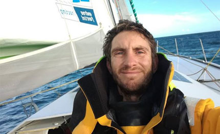route du rhum andrea fantini di nuovo in mare